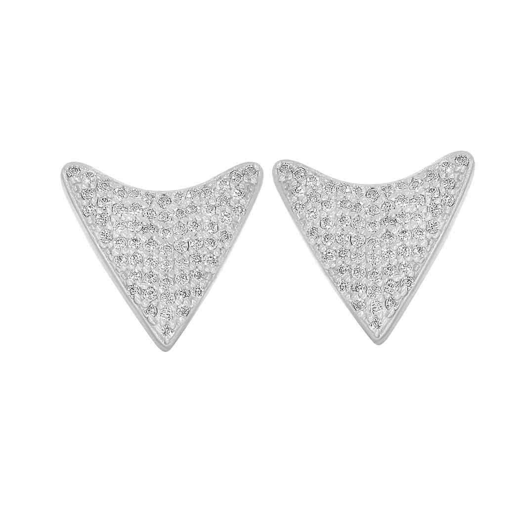 Triangle Diamond Stud Earring ER21862A